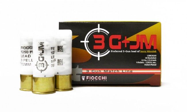 FIOCCHI 12 GA. 2-3/4″ 00 BUCK GUN MATCH